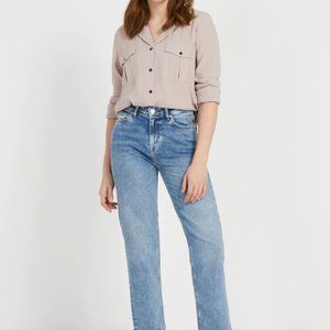 High Waist Straight Leg Patti Jeans - Frank & Oak
